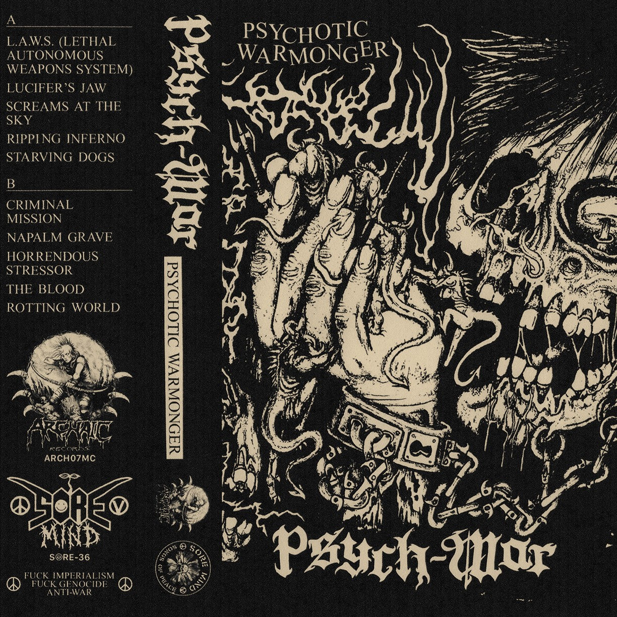 PSYCH WAR - Psychotic Warmonger MC – Archaic Records
