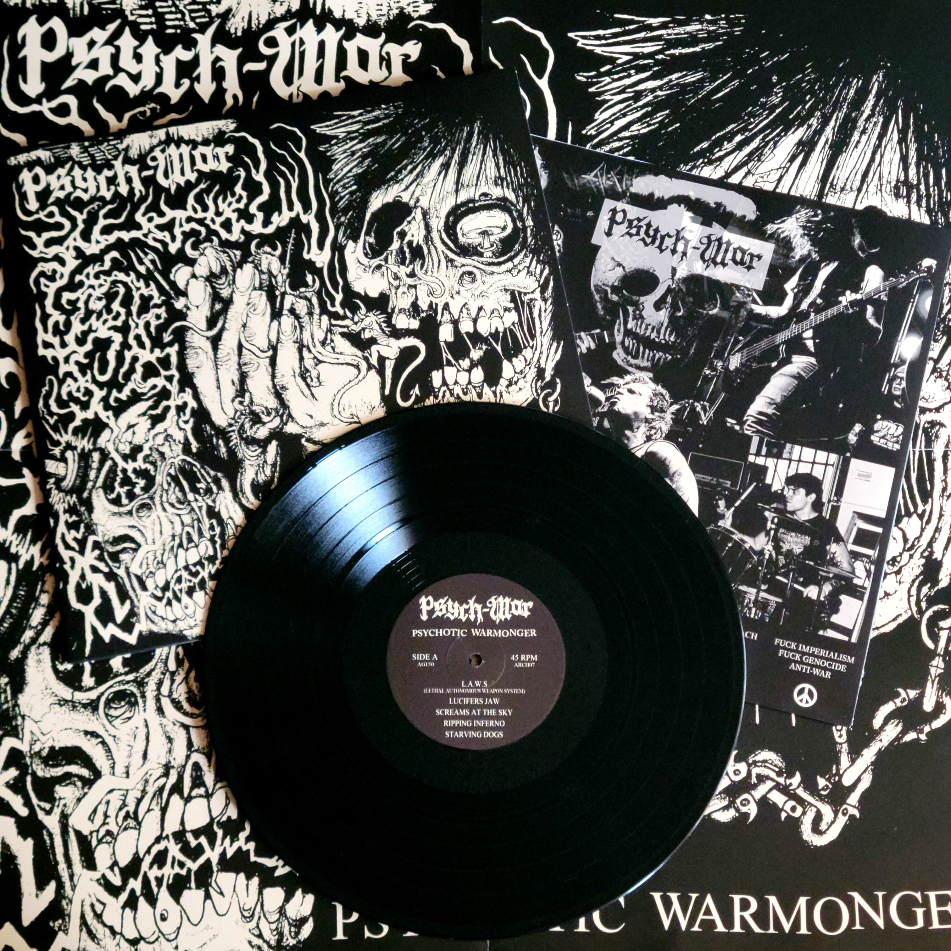 PSYCH WAR - Psychotic Warmonger LP – Archaic Records